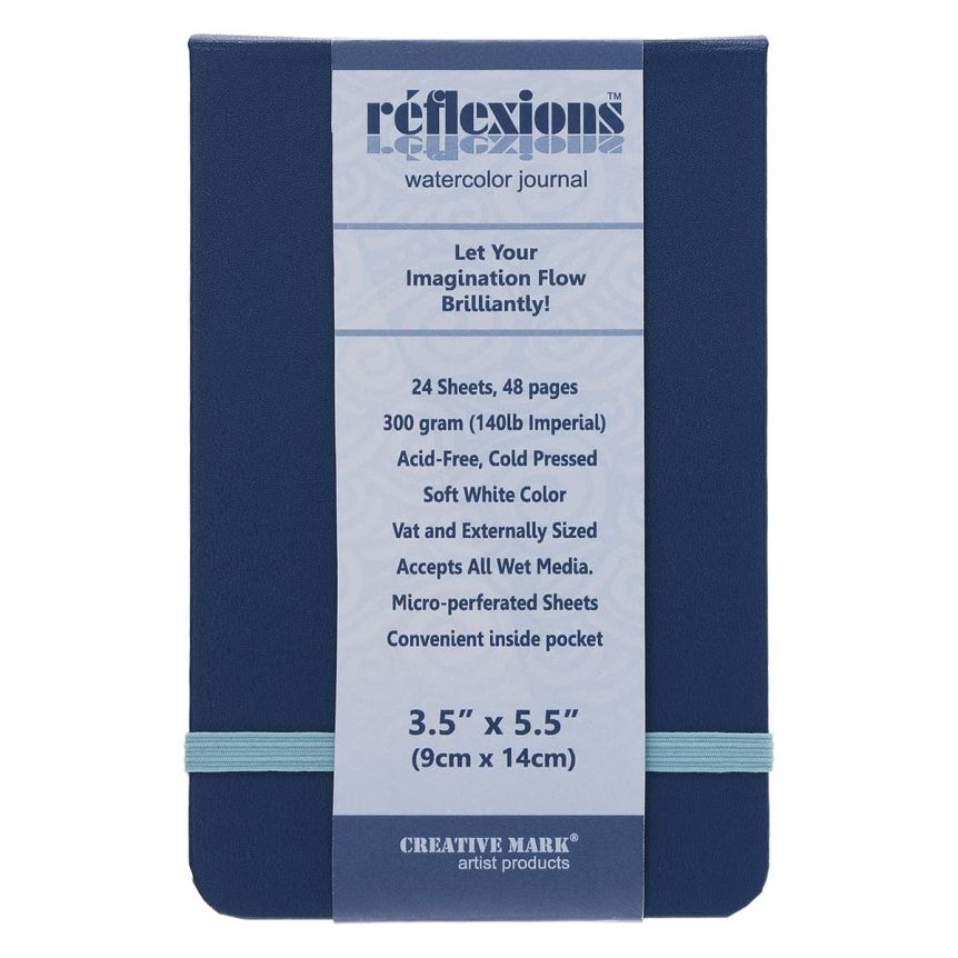 Reflexions Watercolor Journal 3.54X5.51In 140lb. Cold Press 48 Pages