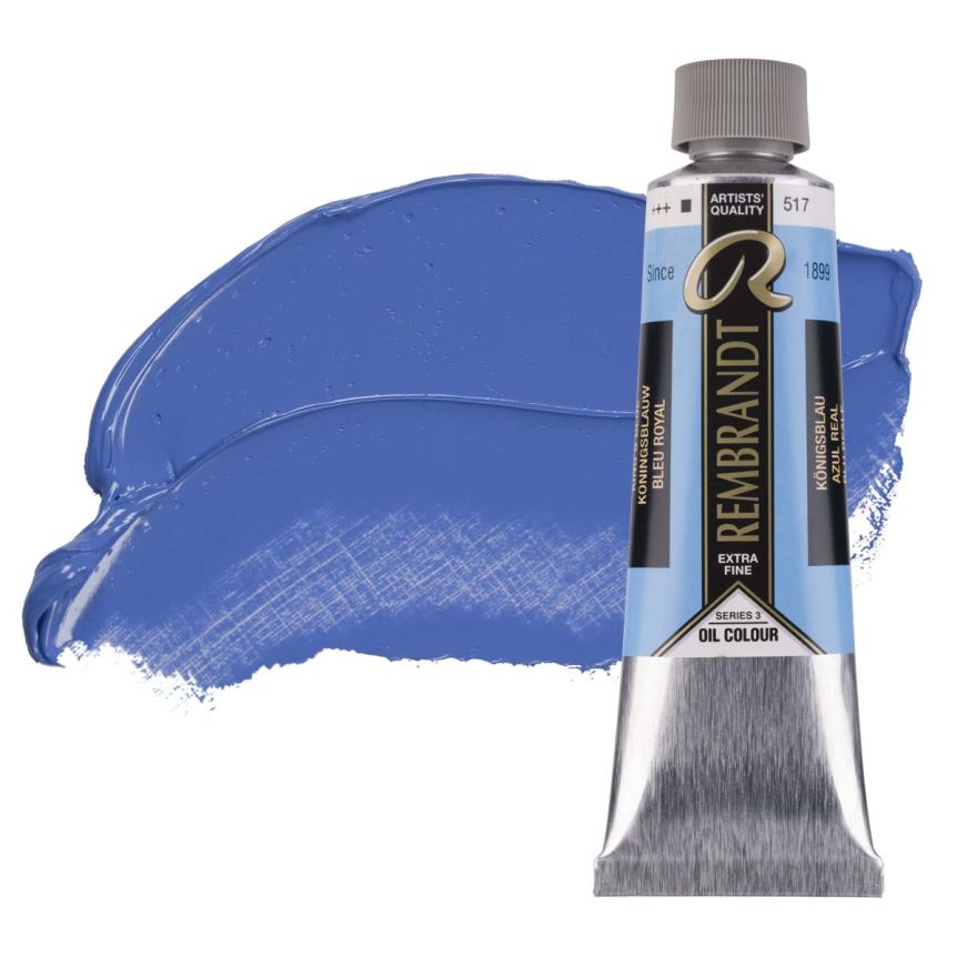Rembrandt Extra-Fine Artists' Oil Paint - King's Blue, 150ml Tube