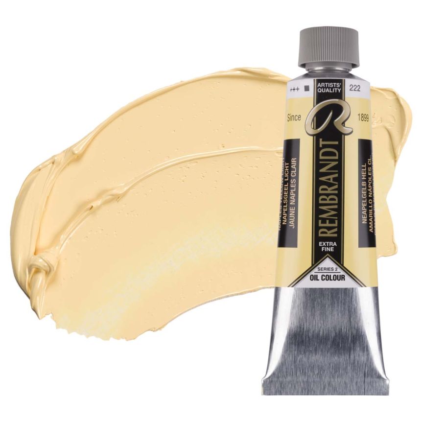 Rembrandt Extra-Fine Artists' Oil Paint - Naples Yellow Light, 150ml Tube