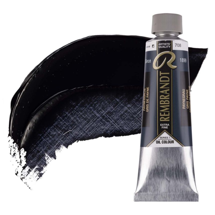 Rembrandt Extra-Fine Artists' Oil Paint - Payne's Grey, 150ml Tube