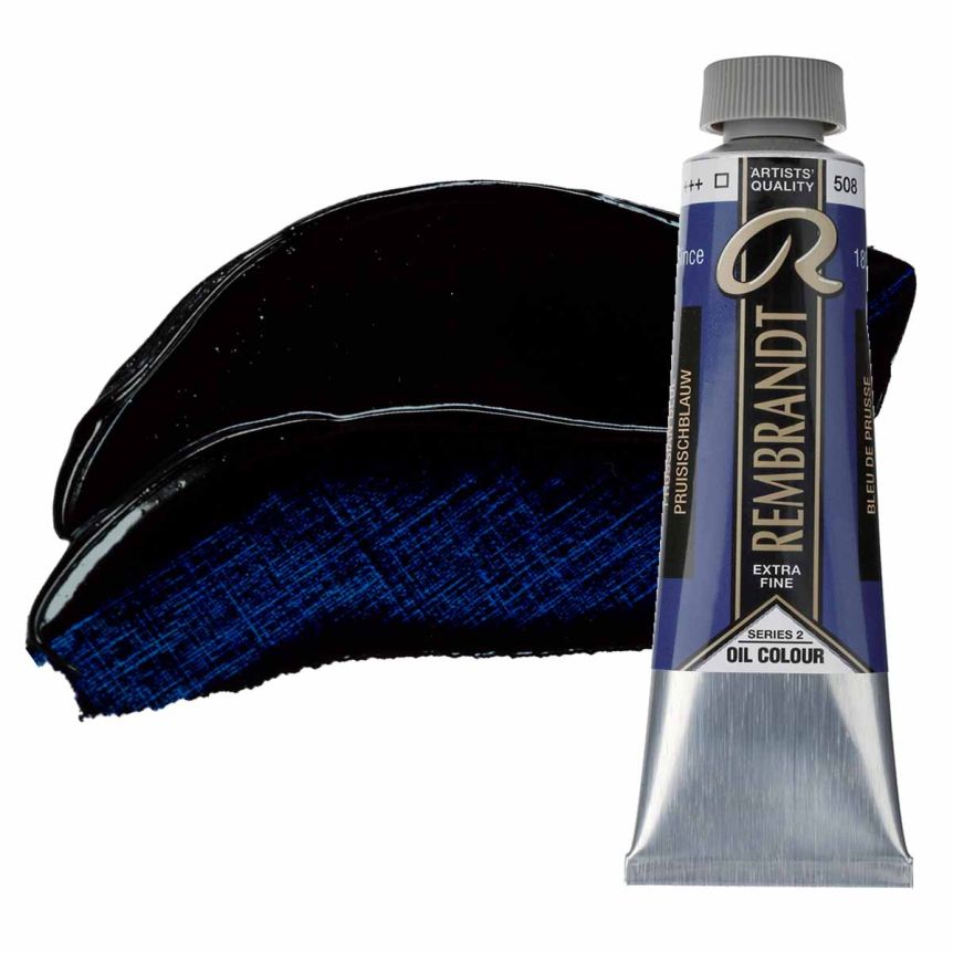 Rembrandt Extra-Fine Artists' Oil Paint - Prussian Blue, 150ml Tube