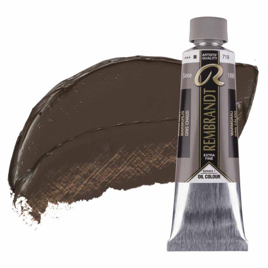 Rembrandt Extra-Fine Artists' Oil Paint - Warm Grey, 150ml Tube