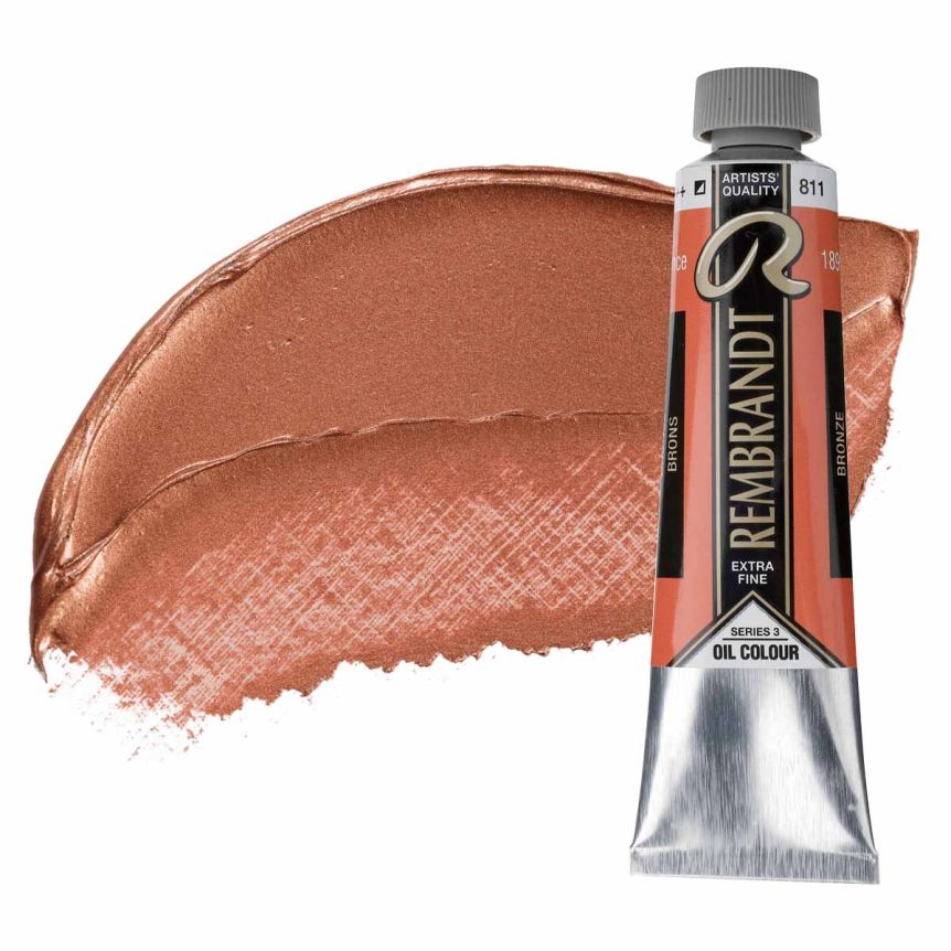 Rembrandt Extra-Fine Artists' Oil Paint - Bronze, 40ml Tube