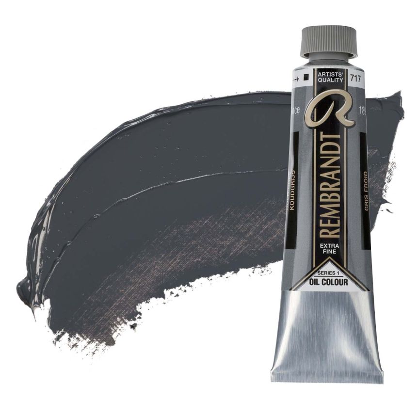 Rembrandt Extra-Fine Artists' Oil Paint - Cold Grey, 40ml Tube