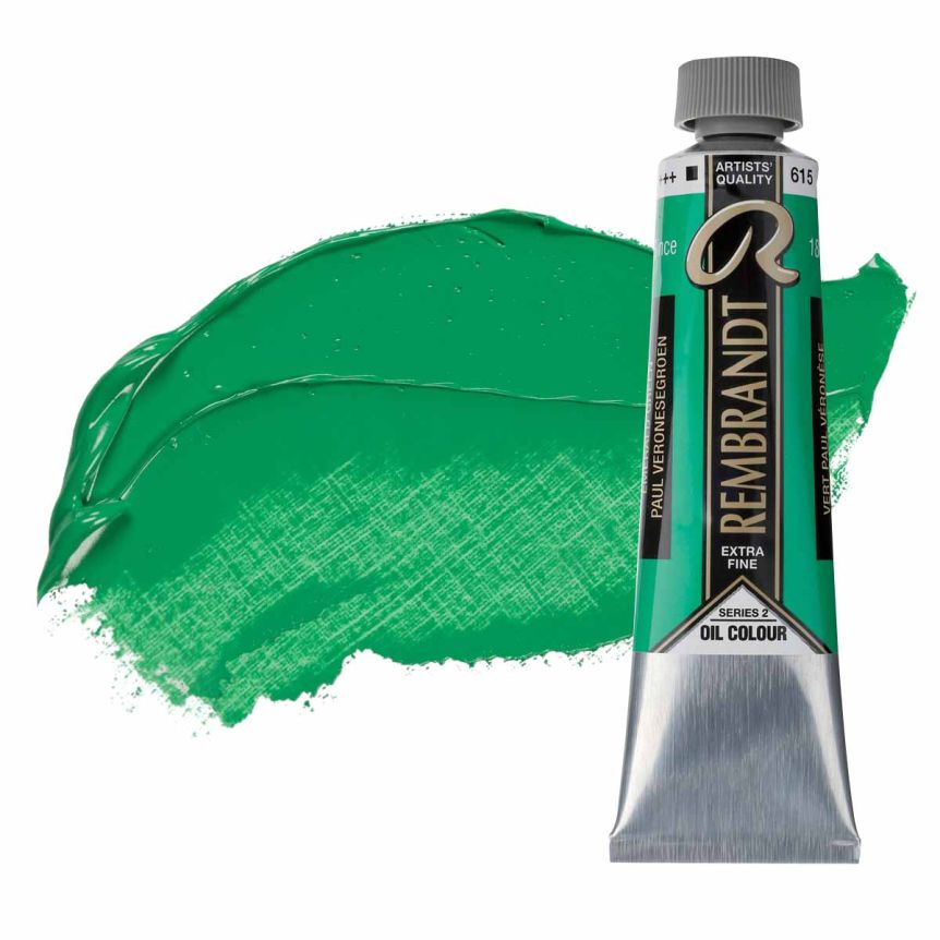 Rembrandt Extra-Fine Artists' Oil Paint - Emerald Green, 40ml Tube