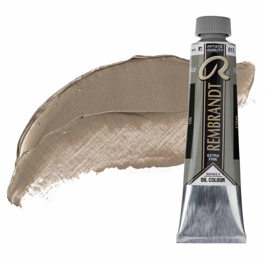 Rembrandt Extra-Fine Artists' Oil Paint - Pewter, 40ml Tube