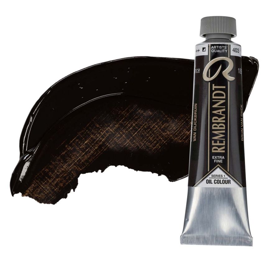 Rembrandt Extra-Fine Artists' Oil Paint - Van Dyke Brown, 40ml Tube