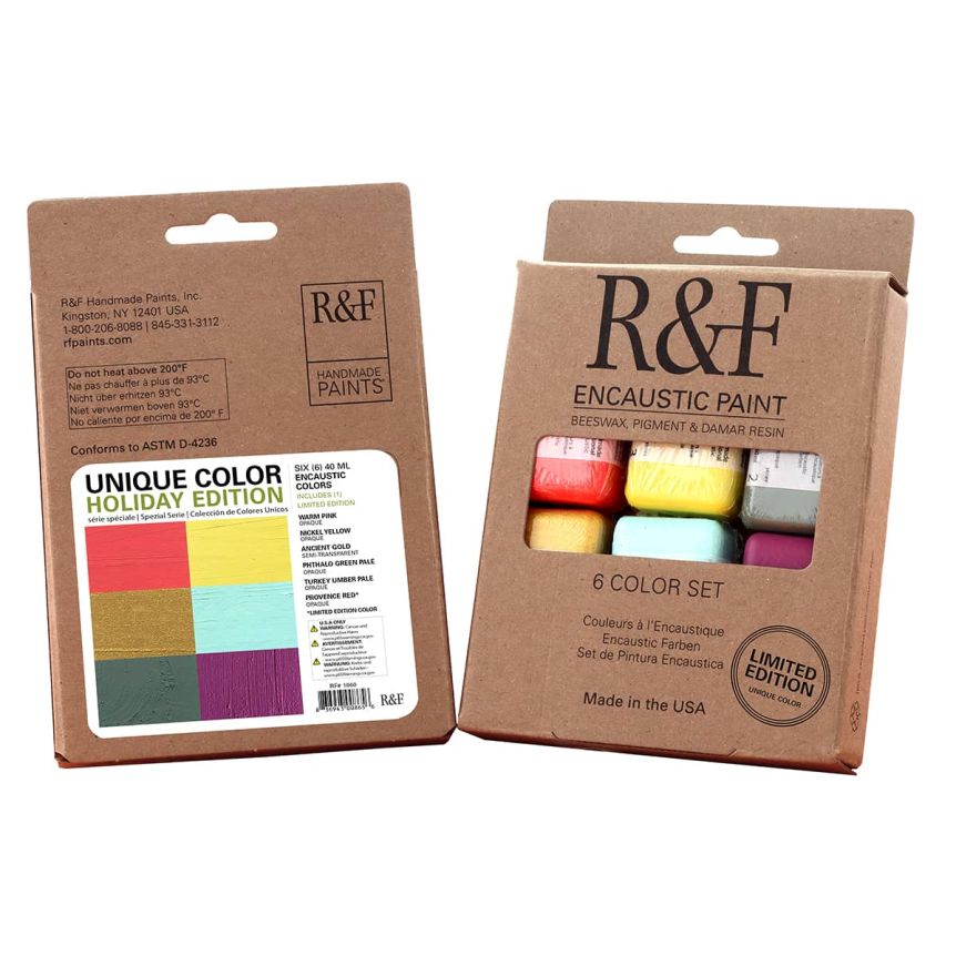 R&F Encaustic Paint Set of 6 Unique Colors 2023 Edition