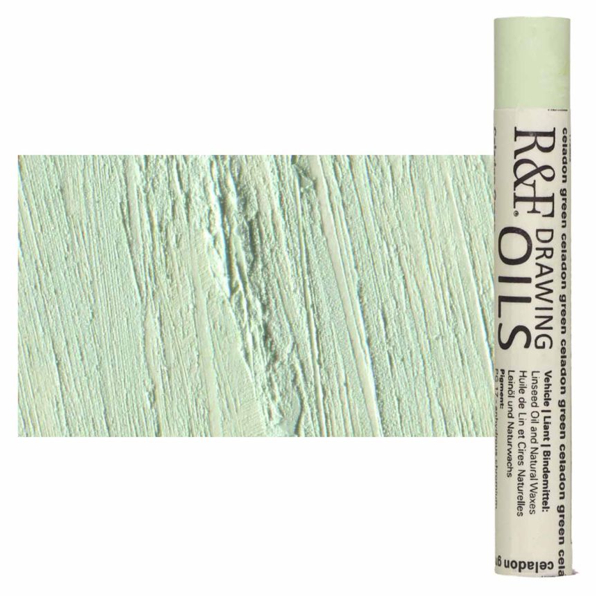 R&F Drawing Oil Stick - Celadon Green, 12 ml