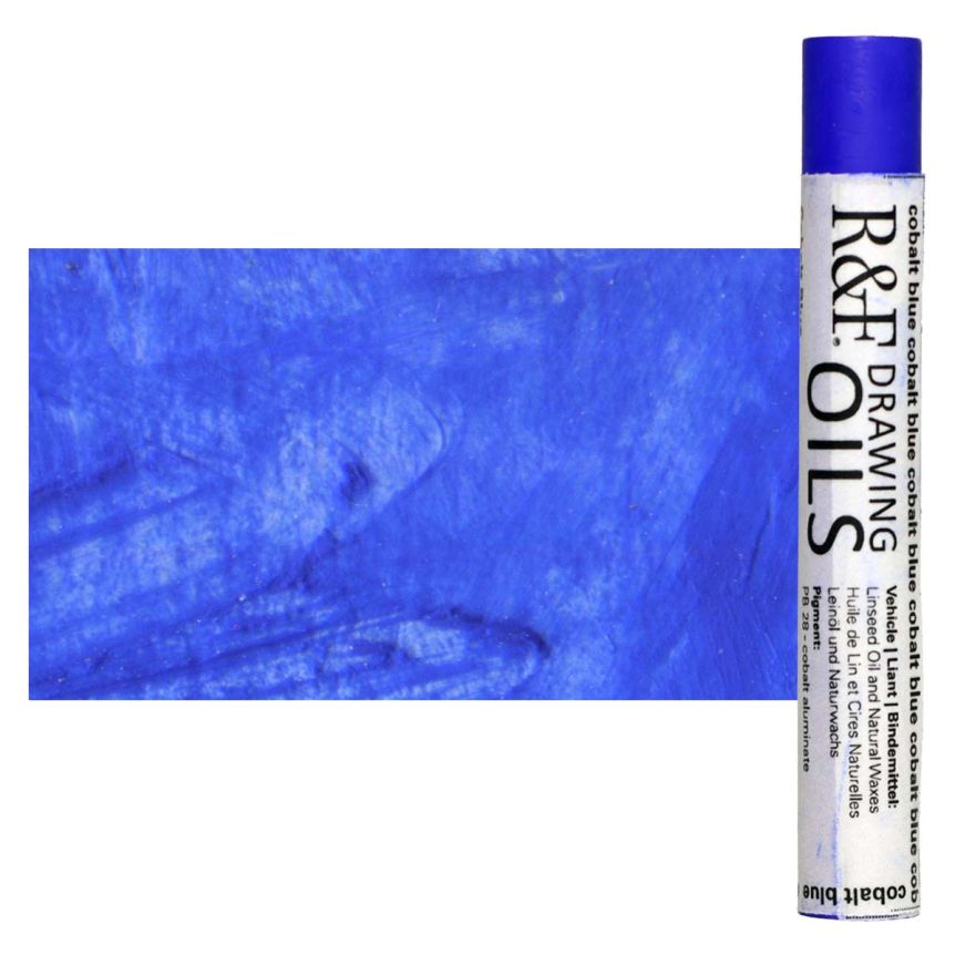 R&F Drawing Oil Stick - Cobalt Blue, 12 ml