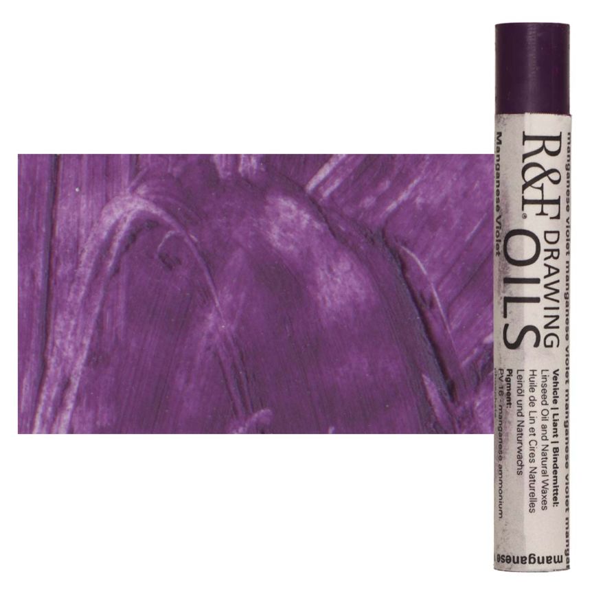 R&F Drawing Oil Stick - Manganese Violet, 12 ml