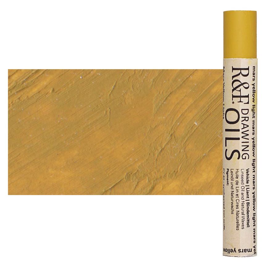 R&F Drawing Oil Stick - Mars Yellow Light, 12 ml