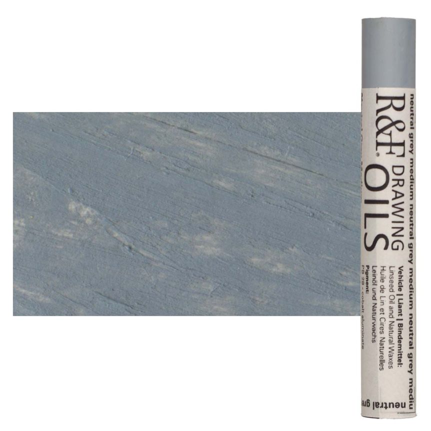 R&F Drawing Oil Stick - Neutral Grey Medium, 12 ml