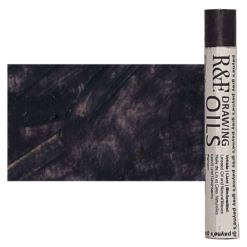 R&F Drawing Oil Stick - Payne's Grey, 12 ml