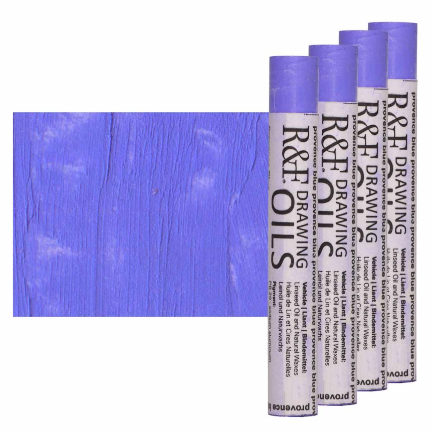 R&F Drawing Oil Stick - Provence Blue, 12 ml (Box of 4)