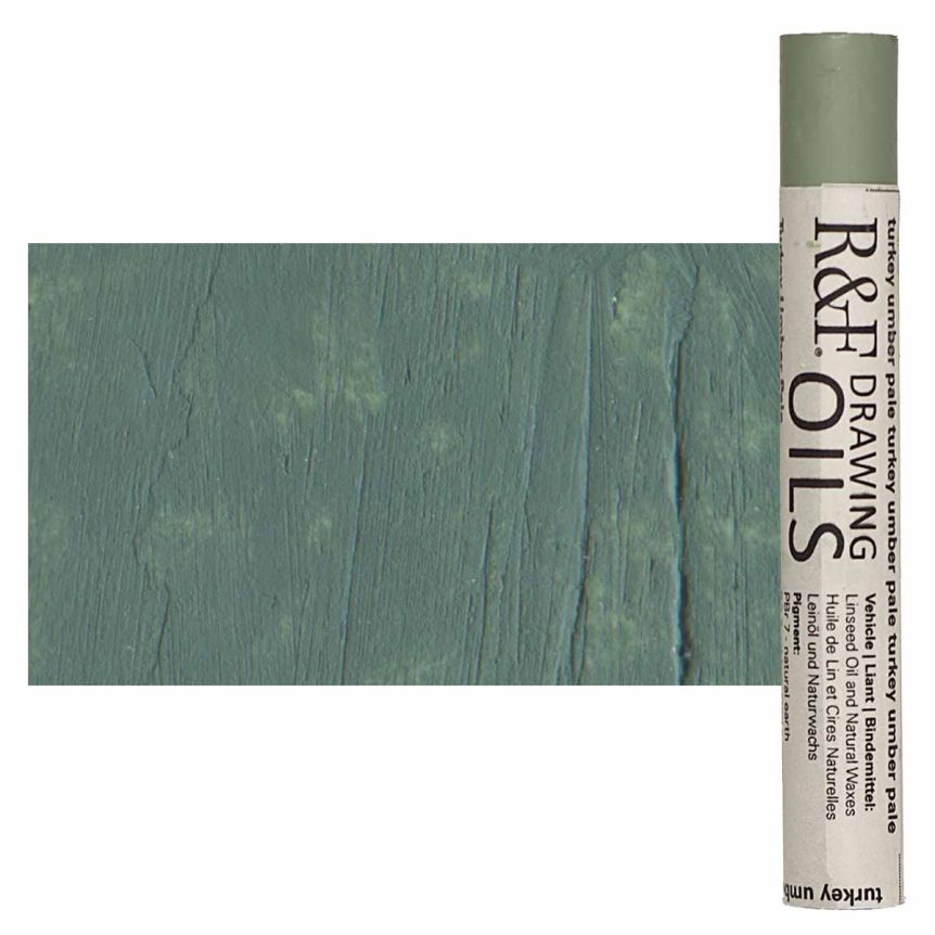 R&F Drawing Oil Stick - Turkey Umber Pale, 12 ml