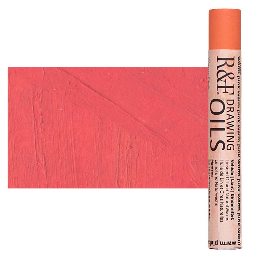R&F Drawing Oil Stick - Warm Pink, 12 ml