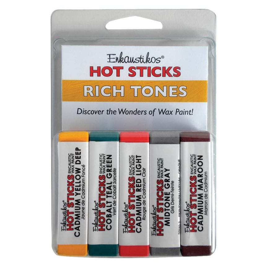 Enkaustikos Hot Sticks Rich Tones Set of 5 13ml