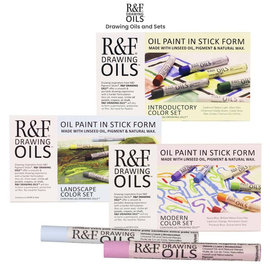 R&F Drawing Oils and Sets