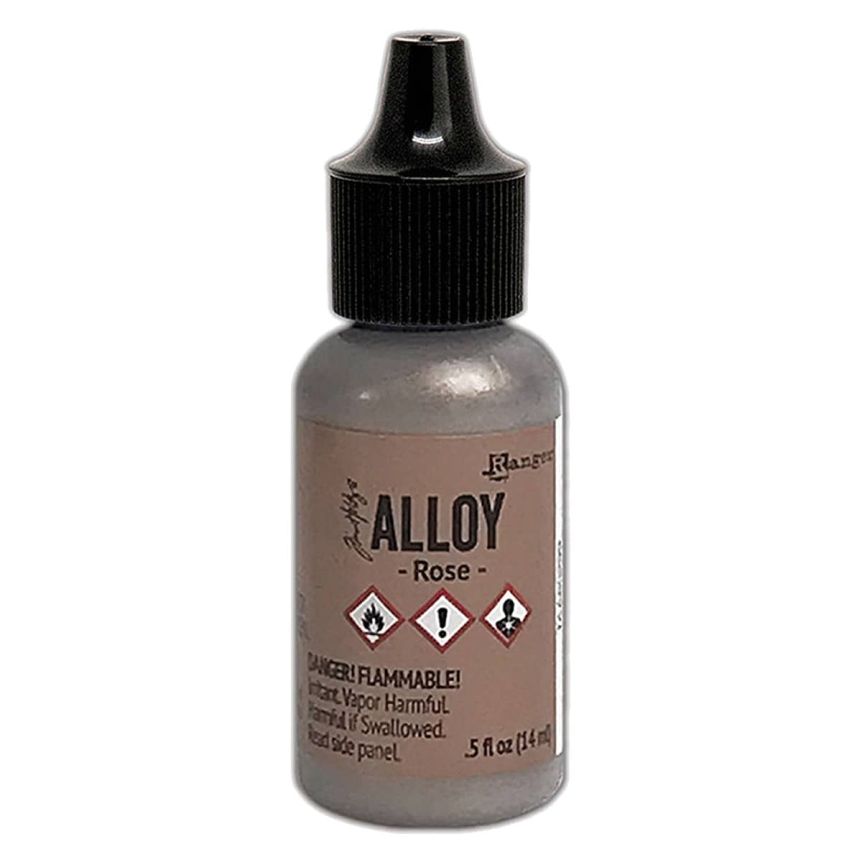 Tim Holtz Alloy Alcohol Ink 1/2oz - Rose