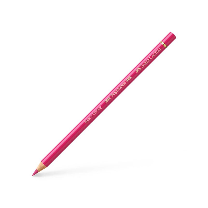 Faber-Castell Polychromos Pencil, No. 124 - Rose Carmine