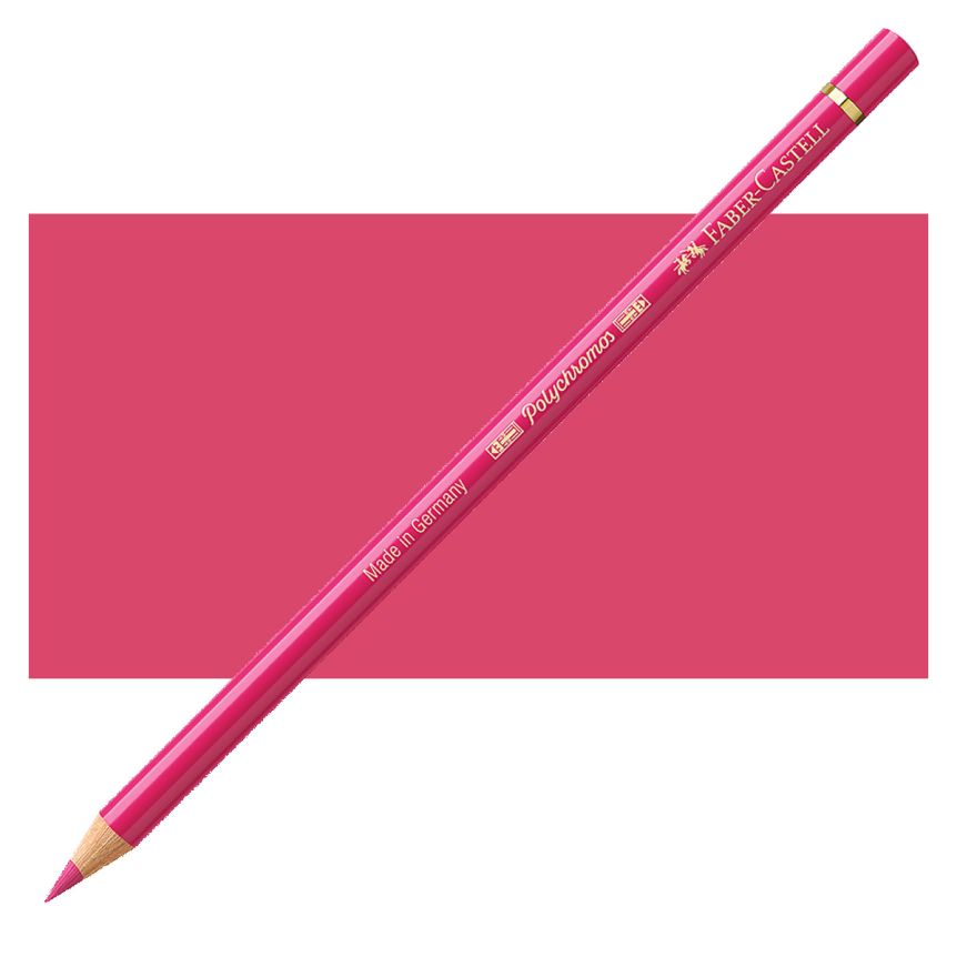 Faber-Castell Polychromos Pencil, No. 124 - Rose Carmine