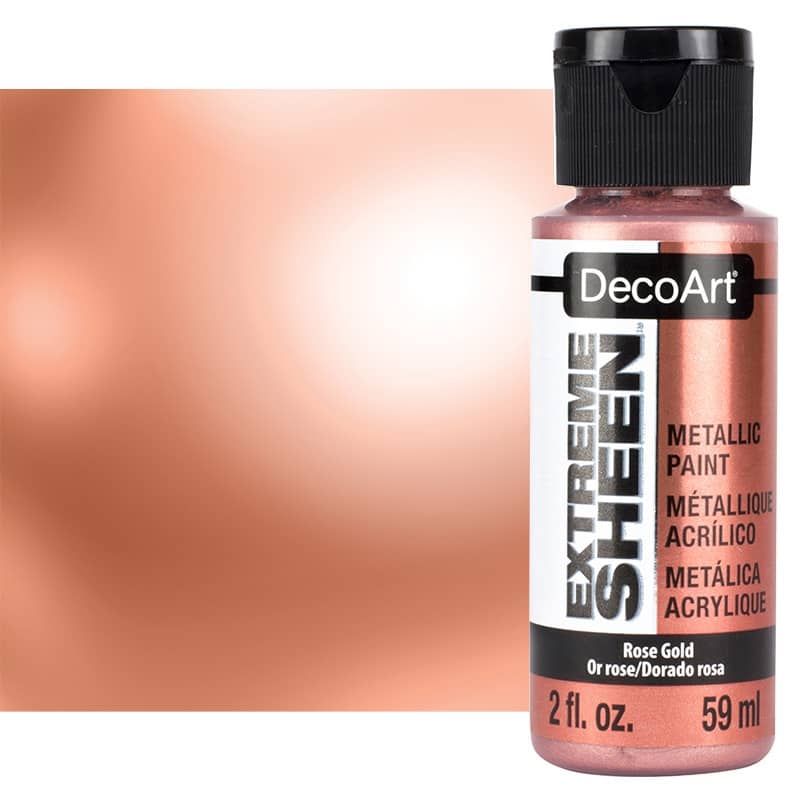 DecoArt Extreme Sheen Metallic Paint 2oz Rose Gold