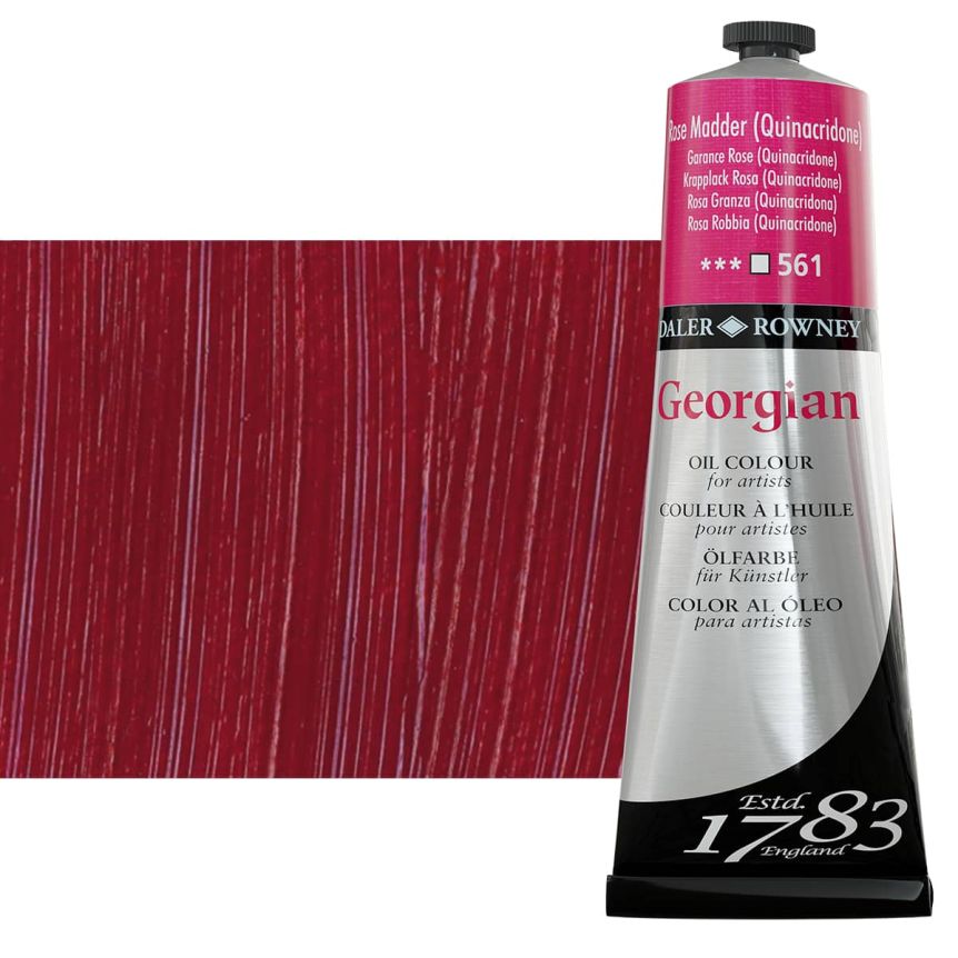 Daler-Rowney Georgian Oil Color 225ml Tube - Rose Madder