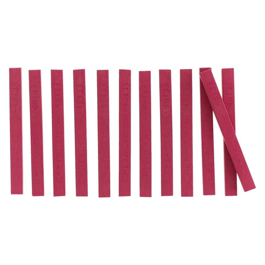 Cretacolor Carré Pastel - No. 133, Rose Madder (Box of 12)