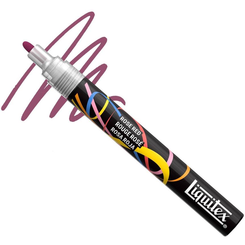 Liquitex Marker - Rose Red, Bullet Tip, 2 mm