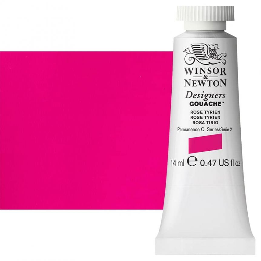 Winsor & Newton Designers Gouache 14ml Tube - Rose Tyrien