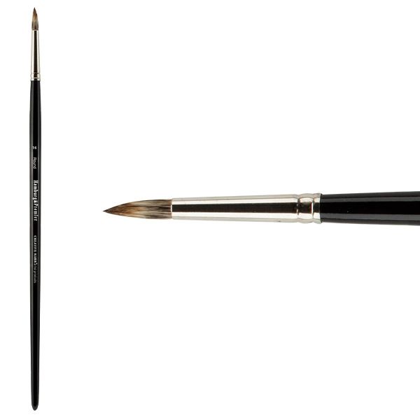 Hamburg Premier PRO Handmade Brush, Round Size #16