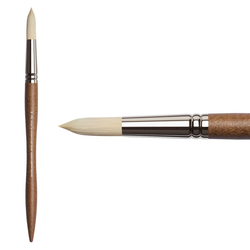 Winsor & Newton Artist Oil Brush Synthetic Round Size 20