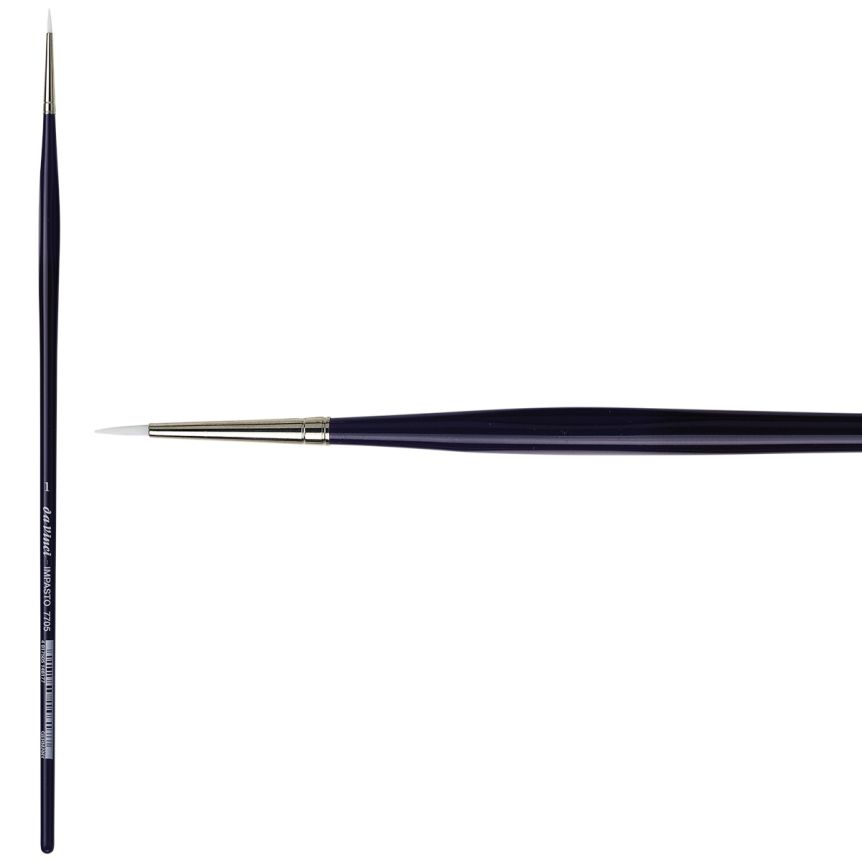 da Vinci Impasto Synthetic Long Handle Brush - Round, Size 1