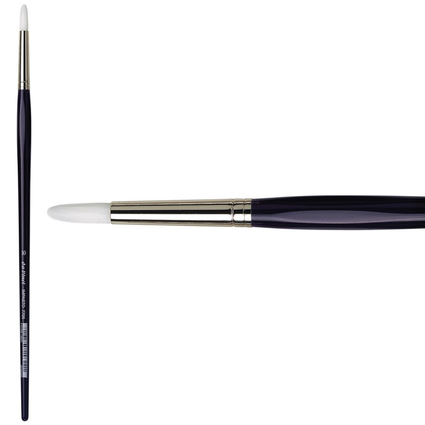 da Vinci Impasto Synthetic Long Handle Brush - Round, Size 10