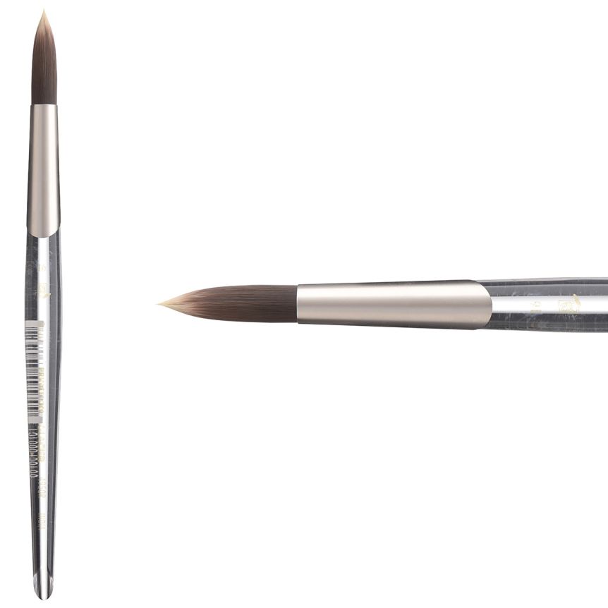 Princeton Glacier Series 4950 Synthetic Brush - Round, Short Handle, Size 16
