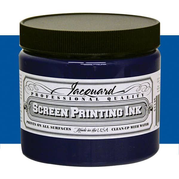 Jacquard Screen Printing Ink 16 oz Jar - Royal Blue