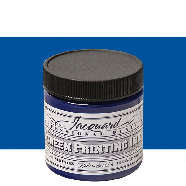 Jacquard Screen Printing Ink 4 oz Jar - Royal Blue