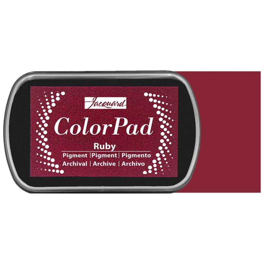 Jacquard ColorPad Pigment Ink Pad - Ruby