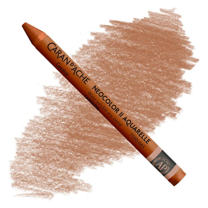 Caran d'Ache Neocolor II Water-Soluble Wax Pastels - Russet, No. 065