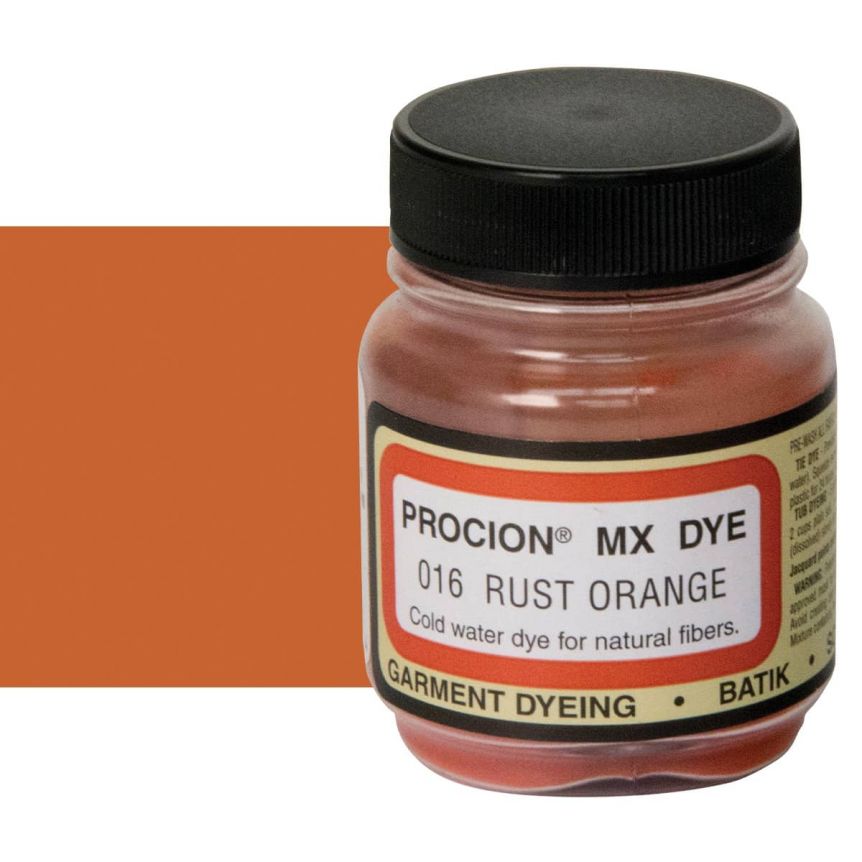 Jacquard Procion MX Dye 2/3 oz Rust Orange