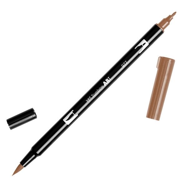 Tombow Dual Brush Pen Saddle Brown