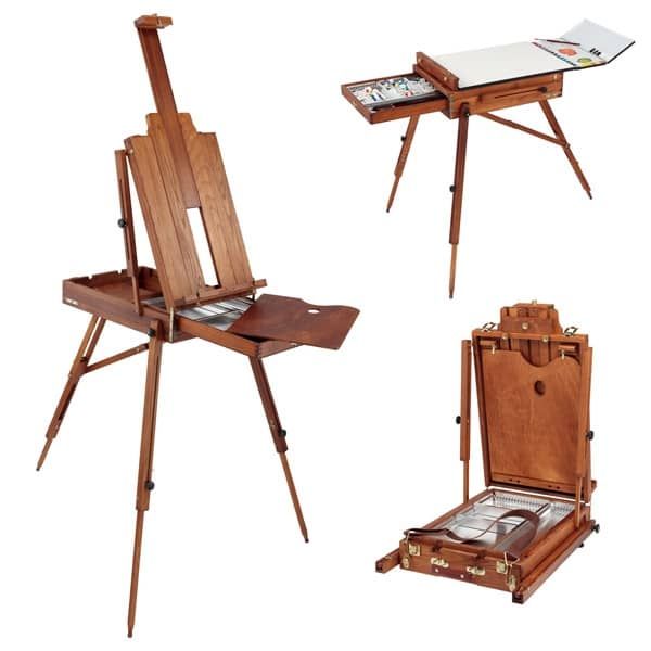 Safari Deluxe French Easel Walnut Stain