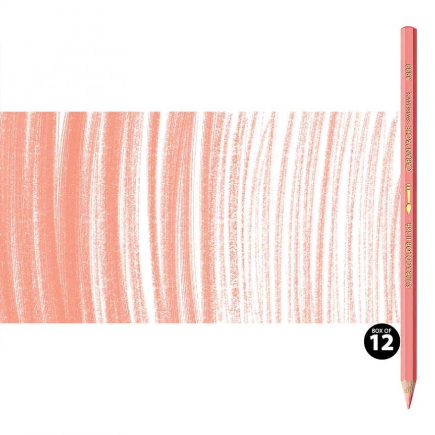 Supracolor II Watercolor Pencils Box of 12 No. 051 - Salmon