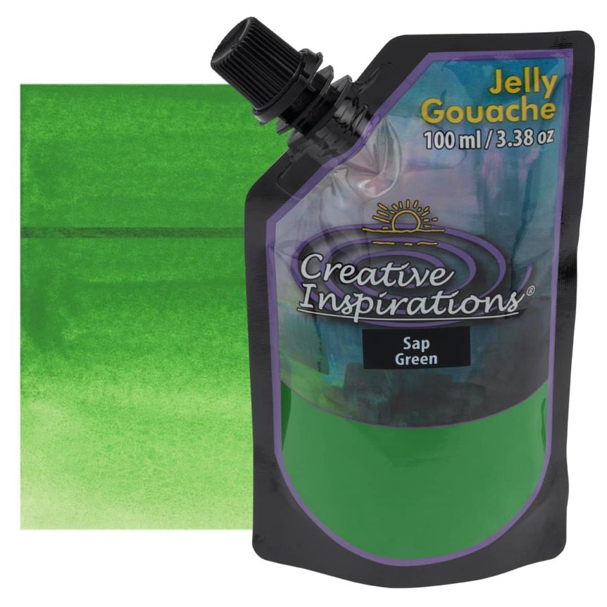Creative Inspirations Jelly Gouache Pouch - Sap Green (100ml)