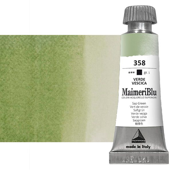 MaimeriBlu Artists Watercolor - Sap Green, 12ml