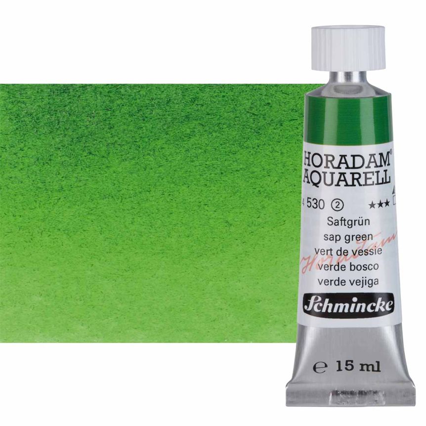 Schmincke Horadam Watercolor - Sap Green, 15 ml