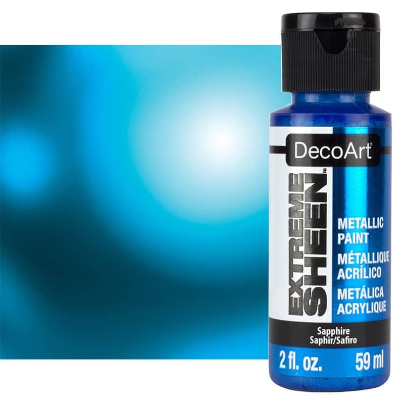 DecoArt Extreme Sheen Metallic Paint 2oz Sapphire
