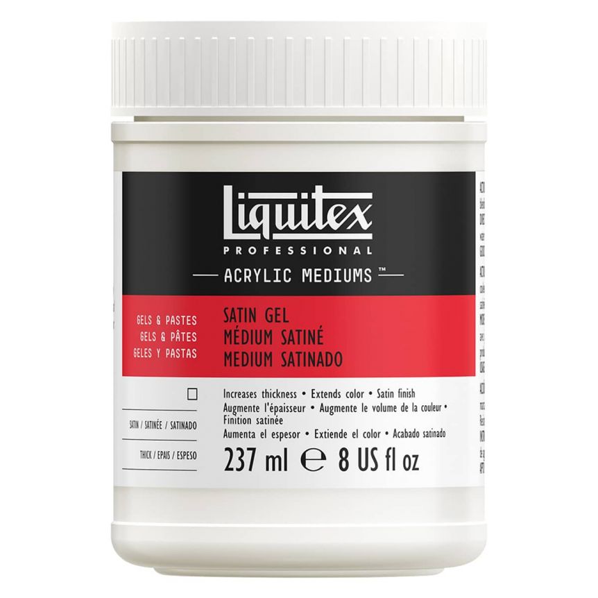 Liquitex Acrylic Additive - Satin Gel, 8oz