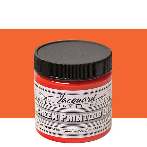 Jacquard Screen Printing Ink 4 oz Jar - Scarlet